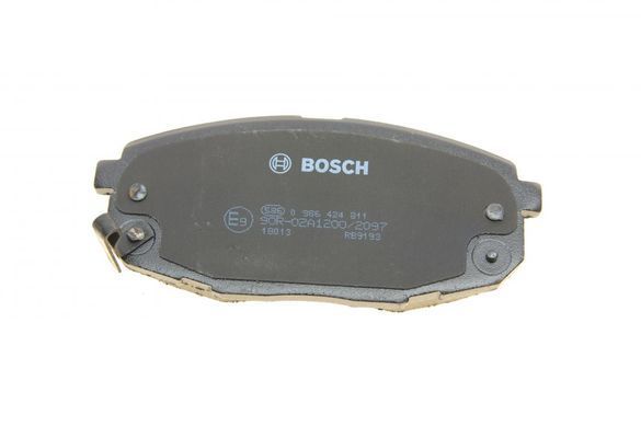 Колодки гальмівні (передні) Hyundai i30 07-12/Kia Cee'd 06-/Carens 02-/Cerato 09-/Soul 14- 0 986 424 811 фото