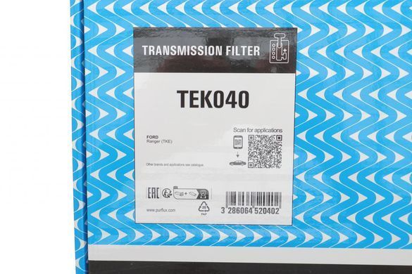 Фильтр АКПП Ford Ranger 2.0D/2.2D/3.2D/06- (с прокладкой) (Purflux TEK040) TEK040 фото