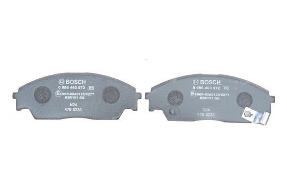 Колодки гальмівні (передні) Honda Civic 87-95 0 986 460 972 фото