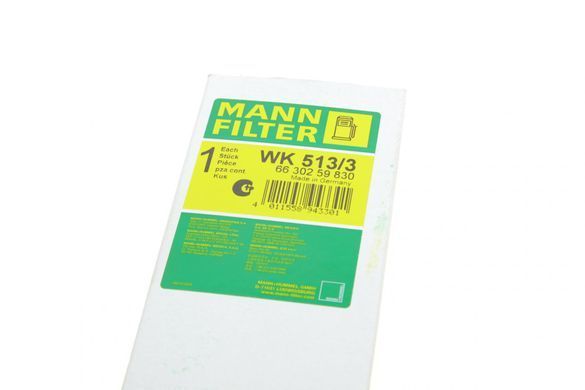 Фільтр паливний Land Rover Range Rover 4.4i 02-05/ BMW X5 (E53) 3.0/4.4i 00-06 (M54/N62) (MANN WK 513/3) WK 513/3 фото