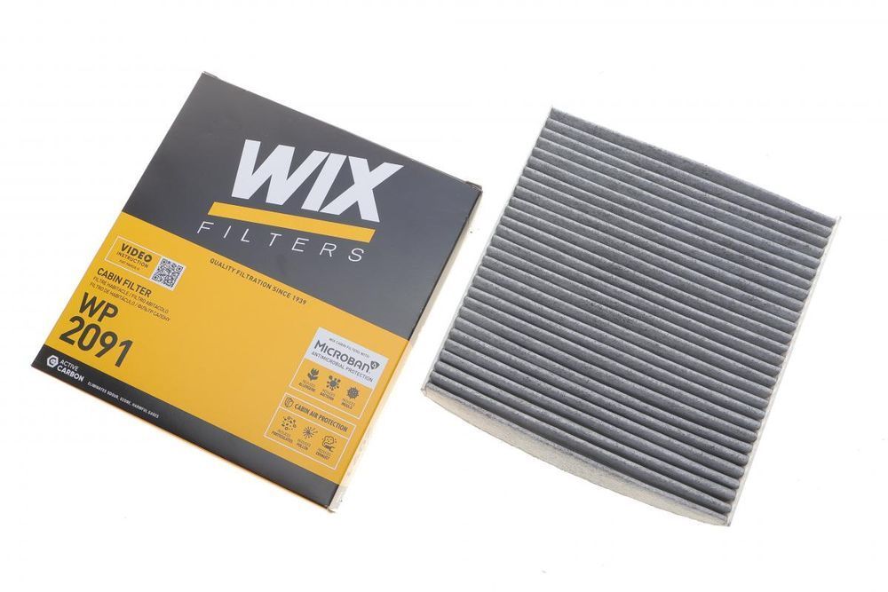 Фільтр салону Fiat Panda 12- / 500 / Chrysler Ypsilon 11- (вугільний) (WIX WP2091) WIX WP2091 фото