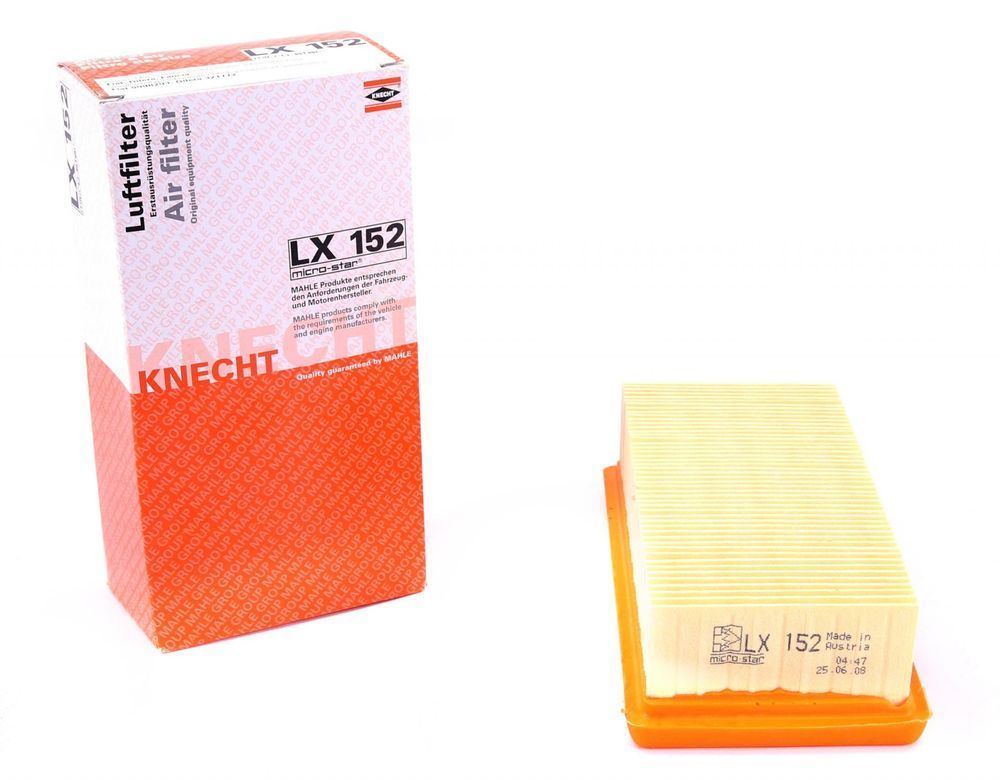 Фільтр повітряний Fiat Panda/Tipo/Uno 86- (KNECHT LX 152) KNECHT LX 152 фото