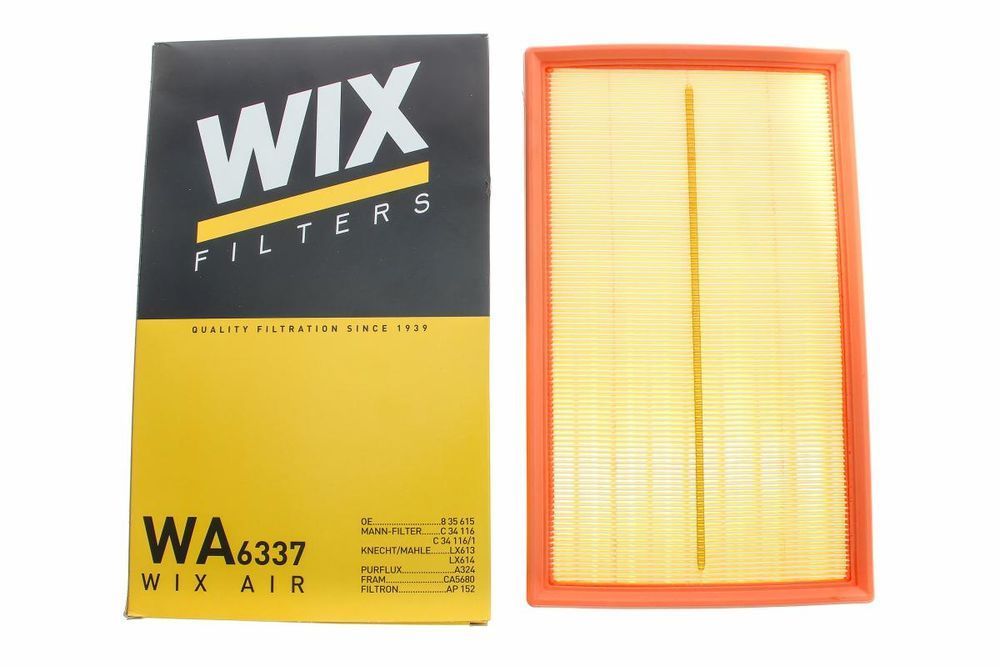 Фильтр воздушный Opel Vectra B 1.6-2.2 16V / 2.5-2.6 V6 95-02 (WIX WA6337) WIX WA6337 фото