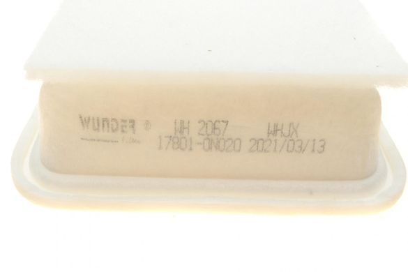 Фильтр воздушный Toyota Yaris 1.4 D-4D 05-12 (Wunder WH 2067) WH 2067 фото