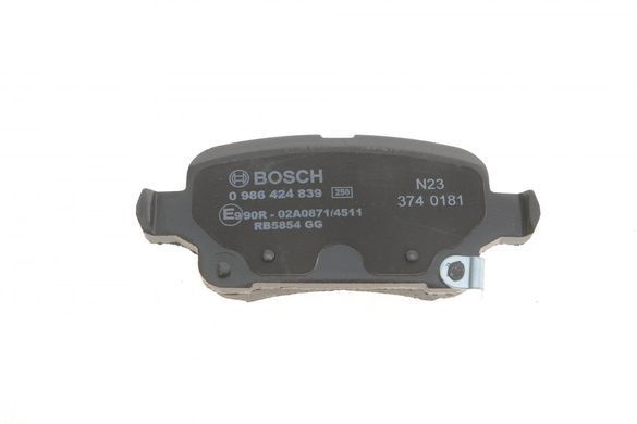 Колодки гальмівні (задні) Chevrolet Volt/Opel Astra K 15- 0 986 424 839 фото