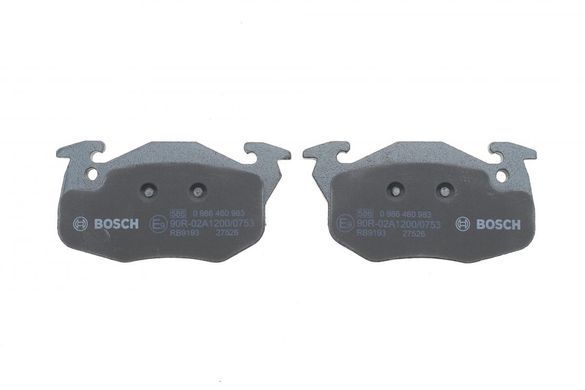 Колодки гальмівні (передні) Peugeot 306 93-02/Citroen AX 88-97/ZX 91-97 0 986 460 983 фото