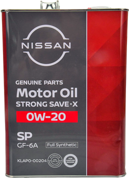 Масло моторное Nissan Strong Save-X SP 0W-20 4л (KLAP000204) KLAP000204 фото