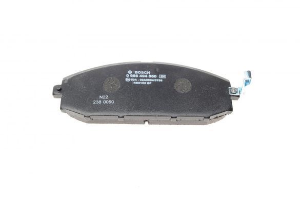Колодки тормозные (передние) Nissan Patrol GR V 97- 0 986 494 560 фото