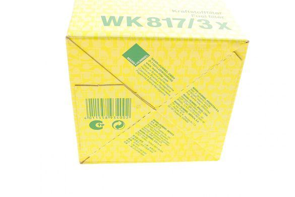 Фильтр топливный Mercedes 124 (S124)/190 (W201)/ C-class (W202) 2.0D-3.4D 83- OM600-606 (MANN WK 817/3 X) WK 817/3 X фото