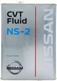 Масло в вариатор Nissan CVT Fluid NS-2 4л KLE5200004 фото
