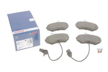 Колодки гальмівні (передні) Audi A4 94-08/Seat Exeo 08-13/VW Passat B5 96-00 (+датчики) 0 986 494 042 фото