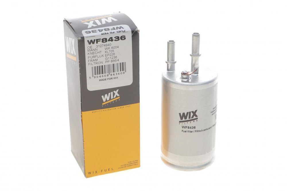 Фільтр паливний Volvo S60 / S80 / V70 / XC60 1.6-3.2 06- (WIX WF8436) WIX WF8436 фото