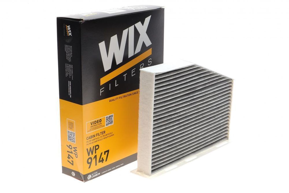 Фільтр салону Audi A3 / Q3 / Skoda Octavia / SuperB / VW Caddy / Golf / Passat / Touran 1.0-3.6 03- (вугільний) (WIX WP9147) WIX WP9147 фото