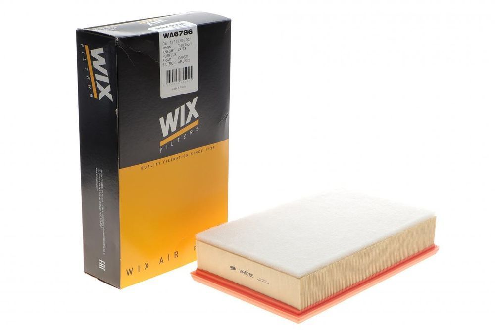 Фильтр воздушный BMW 7 (E65 / E66) 3.0-6.0i M54 / M67 / N52 / N62 / N73 01-08 (WIX WA6786) WIX WA6786 фото