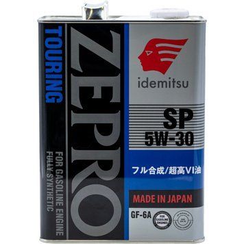 Моторное масло IDEMITSU ZEPRO TOURING 5W30 4л 1845041 фото