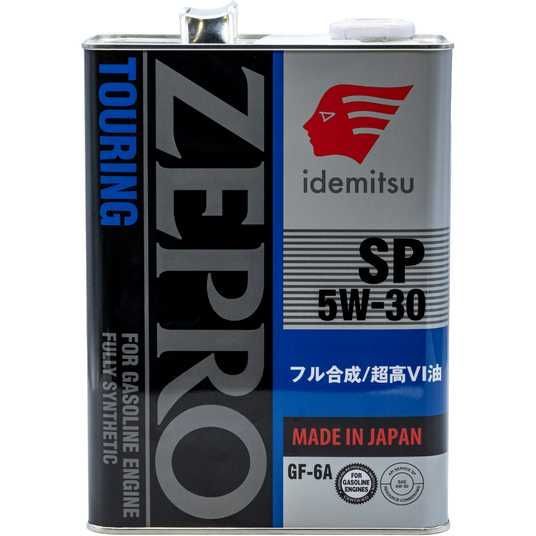 Купить Моторное масло IDEMITSU ZEPRO TOURING 5W30 4л 1845041 в