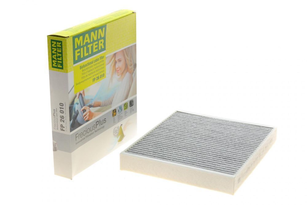 Фільтр салону Skoda Fabia/Roomster/VW Polo 99-10 (вугільний/антибактеріальний) (MANN FP 26 010) FP 26 010 фото