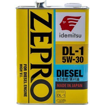 Моторное масло IDEMITSU ZEPRO DIESEL DL-1 5W30 4л 2156041 фото