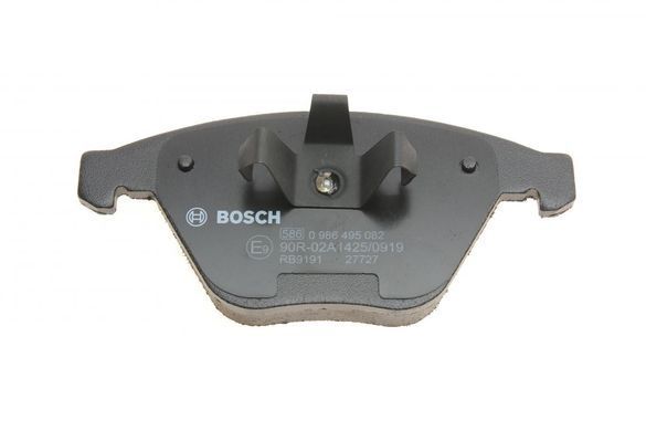 Колодки тормозные (передние) BMW 3 (E90) 07-13/5 (E60/E61)/6 (E63/E64) 03-10/7 (E65/E66/E67) 01-08 0 986 495 082 фото