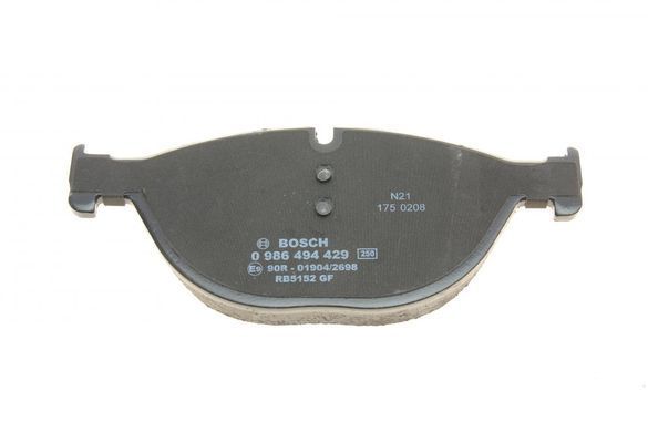 Колодки гальмівні (передні) BMW 5 (F07/F10/F11) 09-17/6 (F06/F13) 11-18/7 (F01/F02/F03/F04) 08-15 N20/N47/N52/N53/N55/N57/N63 0 986 494 429 фото