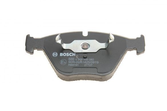 Колодки тормозные (передние) BMW 3 (E90) 07-13/5 (E60/E61)/6 (E63/E64) 03-10/7 (E65/E66/E67) 01-08 0 986 495 082 фото