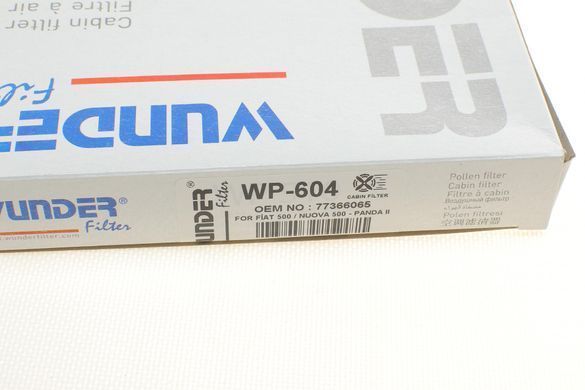 Фільтр салону Renault Megane/Scenic 97-03 (Wunder WP 604) WP 604 фото