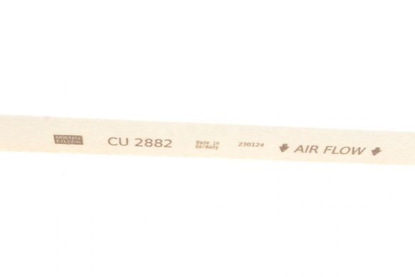 Фільтр салону Skoda Octavia 96-10 (-AC)/SuperB 01-08/VW Caddy 95-04/Passat 00-05/Polo 94-12 (MANN CU 2882) CU 2882 фото