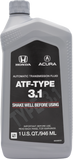 Трансмісійне масло Acura / Honda ATF Type 3.1 1 л (08268P994EDAD) 08268P994EDAD фото