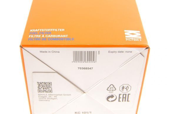 Фильтр топливный Hyundai Accent III 1.5CRDI 07-10/Santa Fe 2.0/2.2CRDI 06-12/Kia Sorento 2.0/2.5CRDI (KNECHT KC 101/1) KNECHT KC 101/1 фото