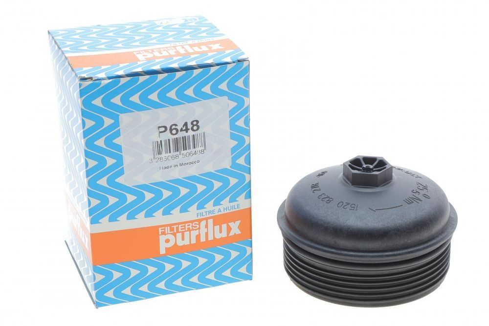 Кришка фільтра масляного Renault Kangoo/ Megane III/IV/Scenic III/IV 1.2TCe 12- (Purflux P648) P648 фото