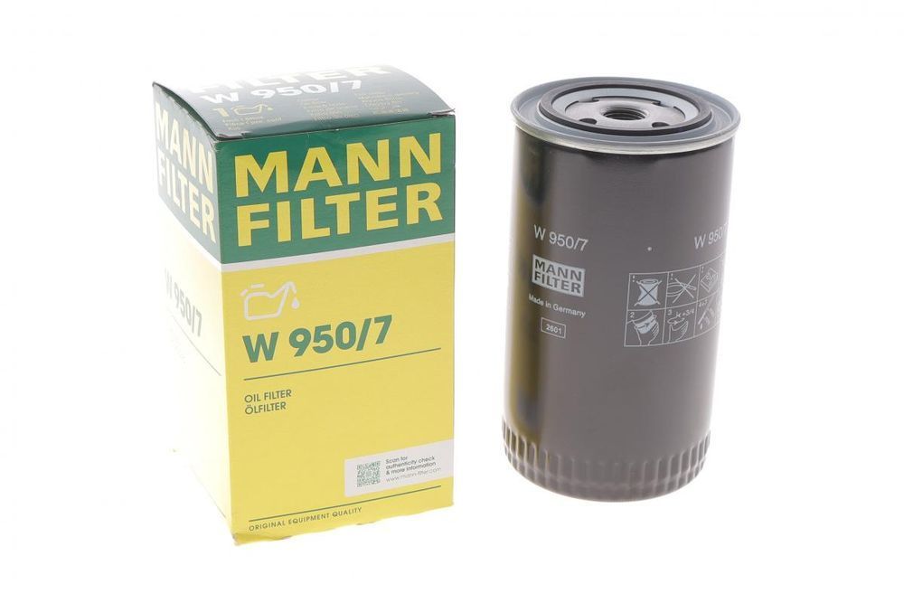 Фільтр масляний VW LT 2.7 D 75-80 (MANN W 950/7) W 950/7 фото