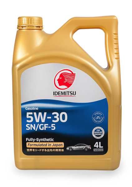 Моторное масло IDEMITSU Gasoline 5W30 SN/GF-5