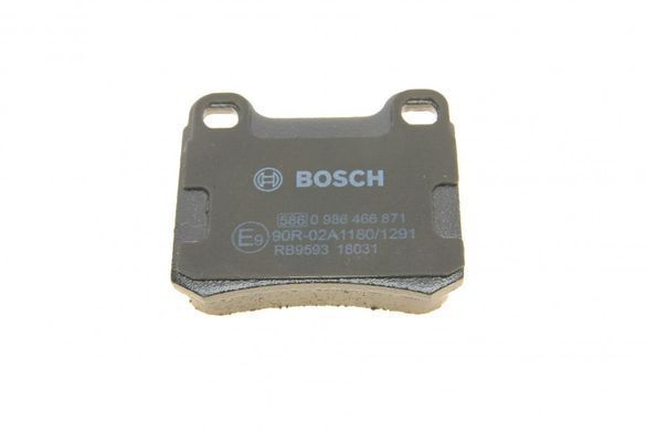 Колодки гальмівні (задні) Mercedes C-class (W202/S202)/E-class (W124/S124/C124) 93-00/MB 100 (W201) 85-93 0 986 466 871 фото