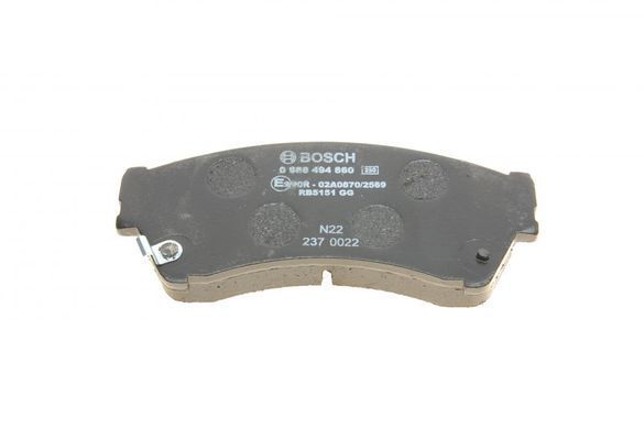 Колодки тормозные (передние) Mazda 6 07-13 0 986 494 860 фото