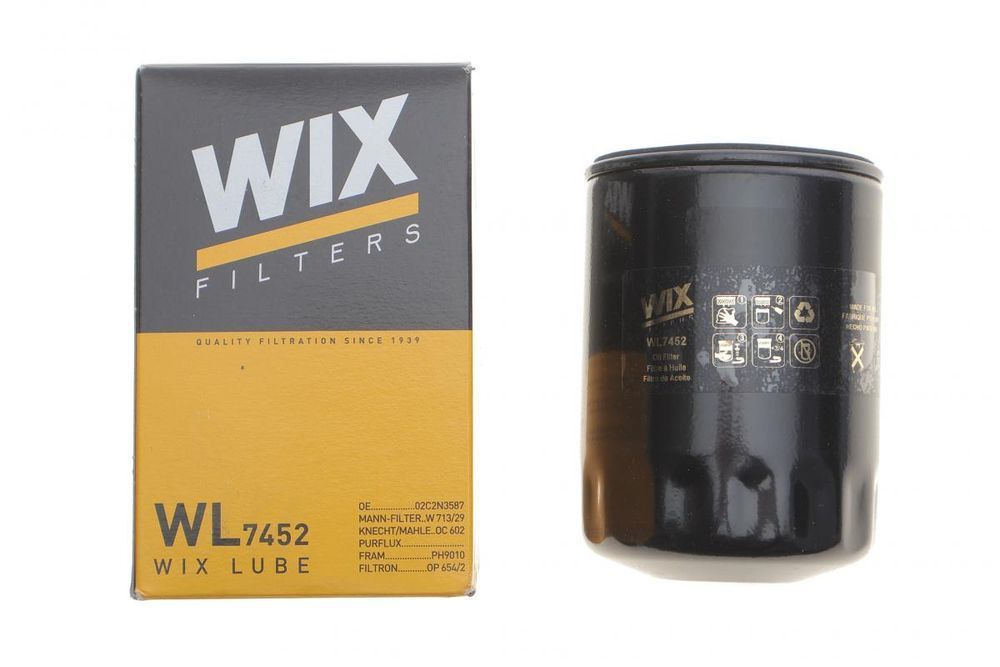 Фильтр масляный Land Rover Discovery III / Range Rover 4.2 / 4.4 03- (WIX WL7452) WIX WL7452 фото
