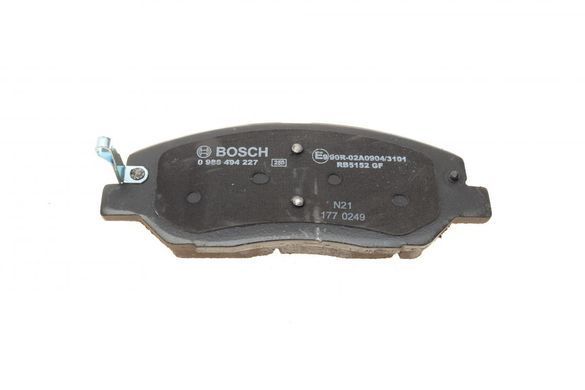 Колодки гальмівні (передні) Hyundai Santa Fe II/III/Genesis 06-/Kia Sorento/Ssangyong Korando 09- 0 986 494 227 фото