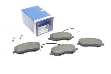 Колодки тормозные (передние) Citroen C8 02-/Jumpy/Fiat Scudo/Peugeot Expert 95-06/807 02- (+датчики) 0 986 424 789 фото