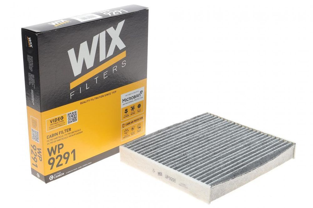 Фильтр салона Land Rover 16- / Range Rover / Lexus ES / RX 12- / Toyota Camry / Corolla / Rav4 06- (угольный) (WIX WP9291) WIX WP9291 фото