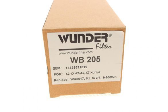 Фільтр паливний BMW 3 (G20)/5 (G30)/X5 (G05) 2.0 (B47)/3.0 (B57) 17- (Wunder WB 205) WB 205 фото
