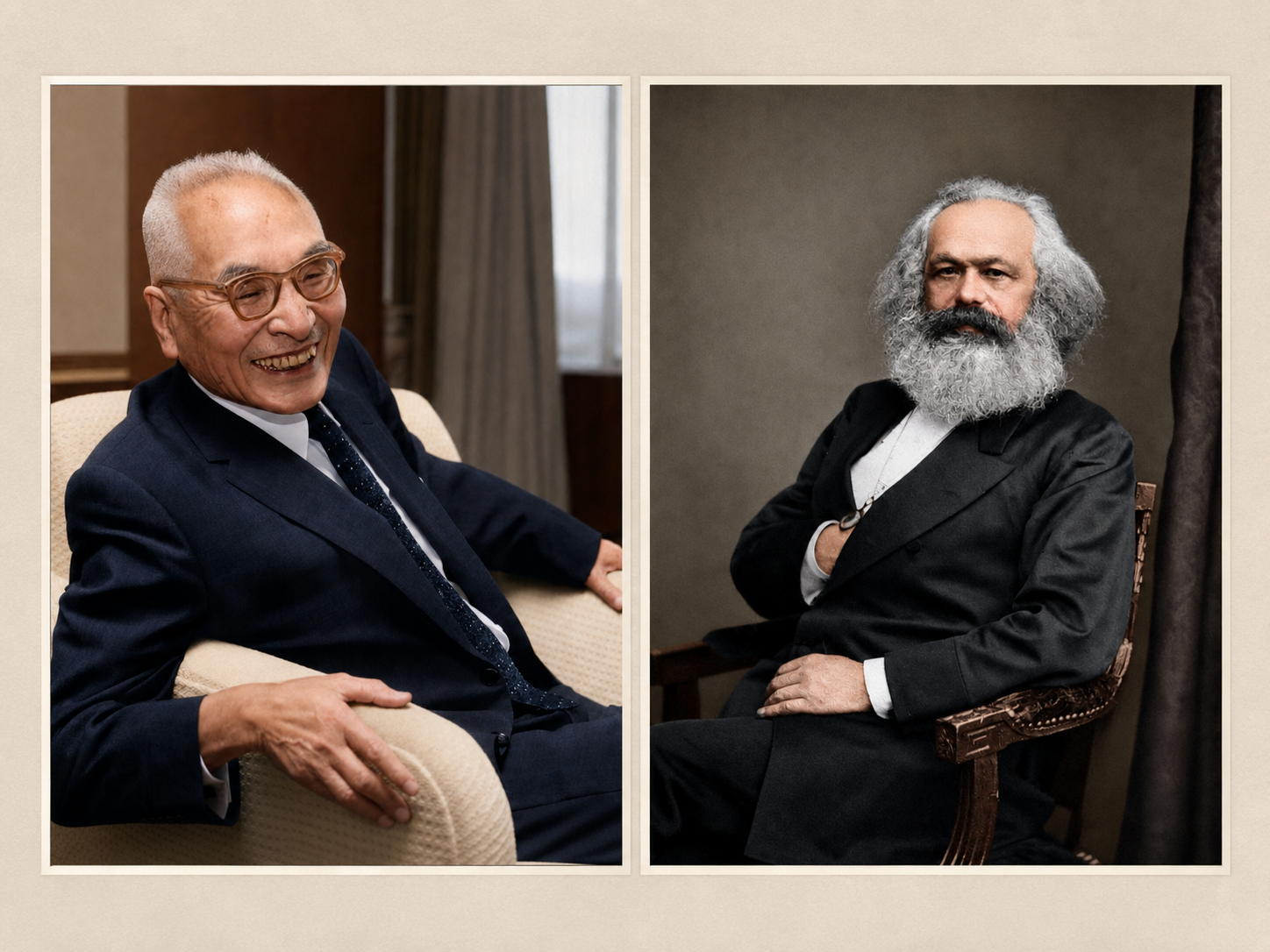 Sazo idemitsu and Karl Marx